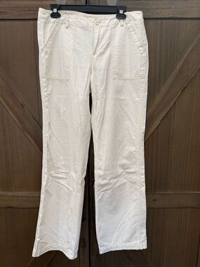 Y2K LONDONJEAN Cream Straight-Leg Marisa Fit Pants